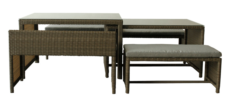 Chateau_Outdoor_6_Piece_Nested_Dining_Bench_Set_Brown_Wicker_IMAGE_1