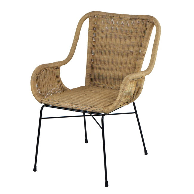 Palmview Rattan Armed Dining Chair Image 1 - uhdd_20817