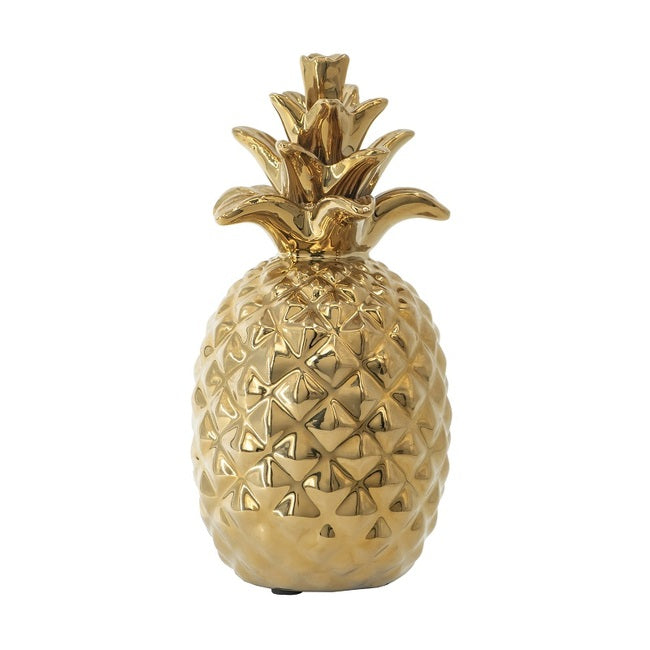 Gold Pineapple Ornament Tall Image 1 - uhdd_20842