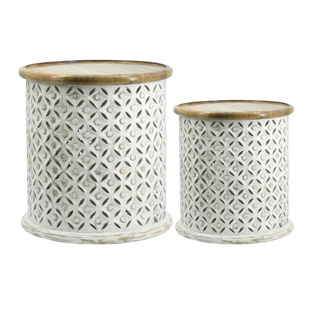 Jali Cutting set of 2 side tables Image 1 - uhdd_20862