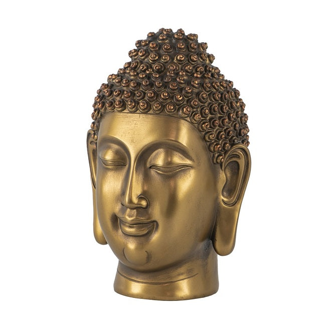 Golden Buddha Statue Head