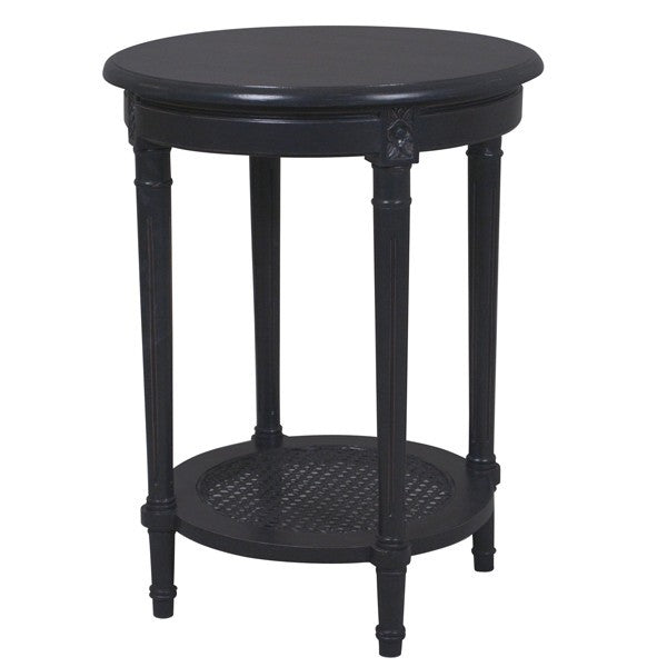 Polo Occasional Round Table Black Image 2 - uhdd_48143