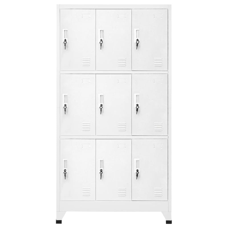 Locker_Cabinet_with_9_Compartments_Steel_90x45x180_cm_Grey_IMAGE_2_EAN:8718475500490