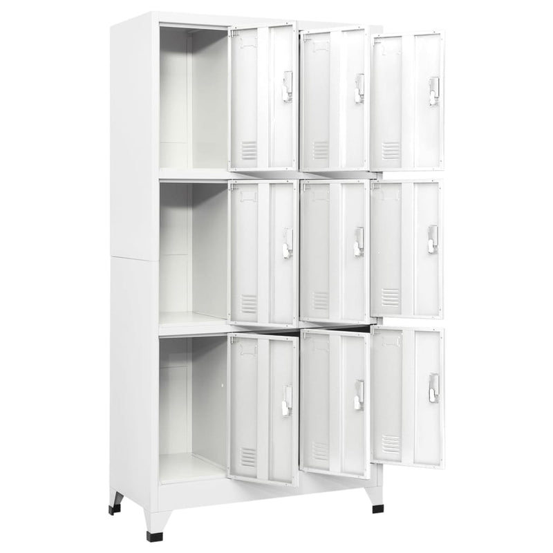 Locker_Cabinet_with_9_Compartments_Steel_90x45x180_cm_Grey_IMAGE_3_EAN:8718475500490