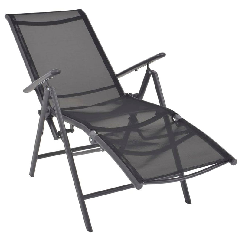 Reclining_Deck_Chair_Aluminium_and_Textilene_Black_IMAGE_2_EAN:8718475503712