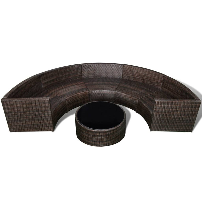 6_Piece_Garden_Lounge_Set_with_Cushions_Poly_Rattan_Brown_IMAGE_4_EAN:8718475506232