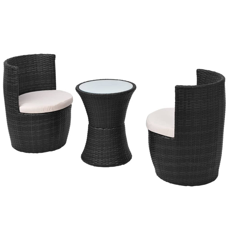3_Piece_Bistro_Set_with_Cushions_Poly_Rattan_Black_IMAGE_3_EAN:8718475506751