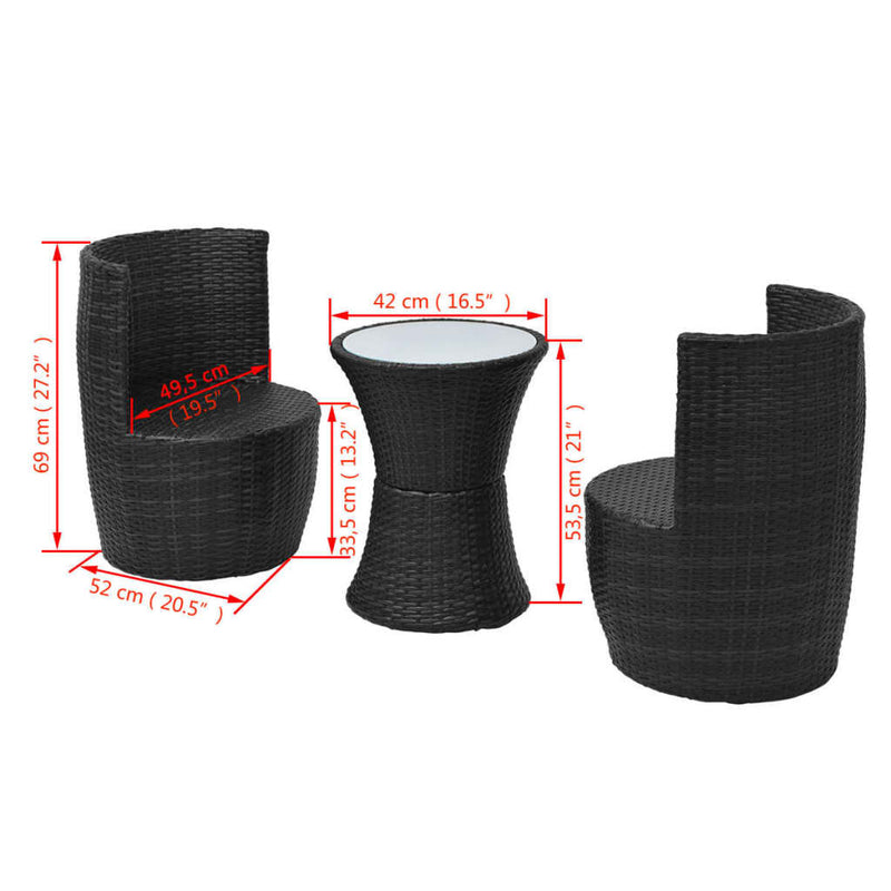 3_Piece_Bistro_Set_with_Cushions_Poly_Rattan_Black_IMAGE_8_EAN:8718475506751