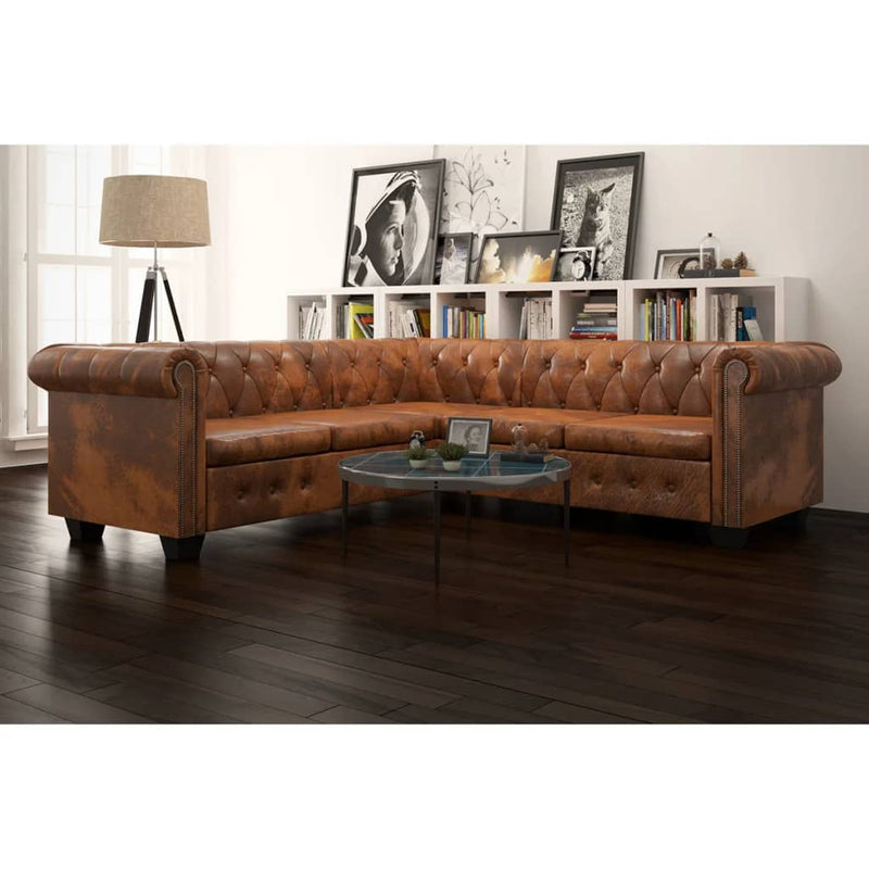 Chesterfield_Corner_Sofa_5-Seater_Artificial_Leather_Brown_IMAGE_1_EAN:8718475525035