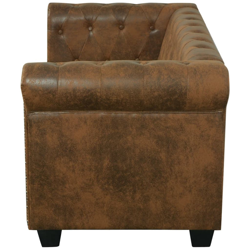 Chesterfield_Sofa_2-Seater_Artificial_Leather_Brown_IMAGE_3_EAN:8718475525073
