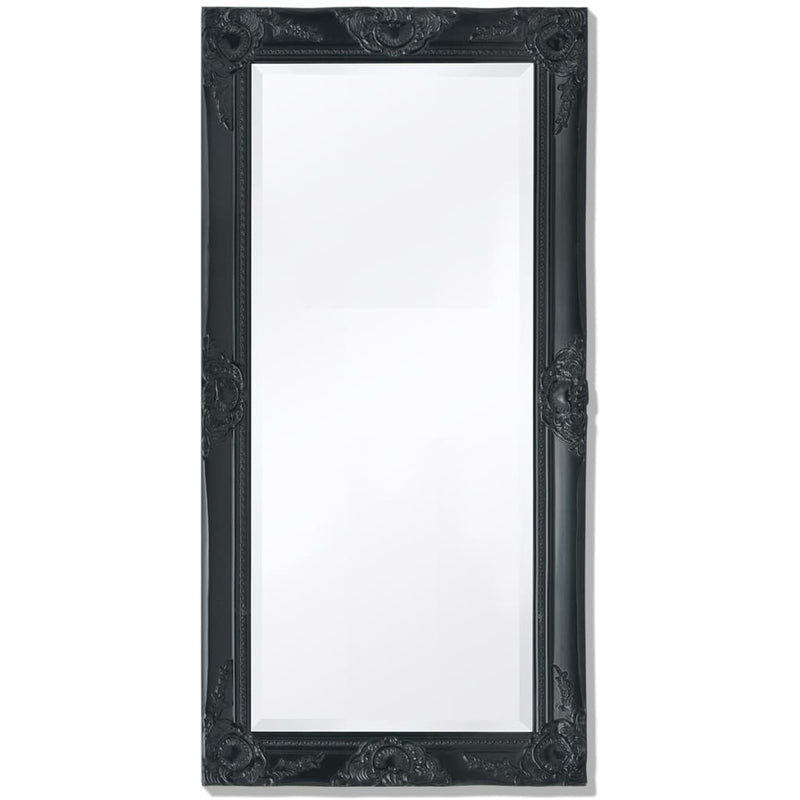 Wall_Mirror_Baroque_Style_100x50_cm_Black_IMAGE_1