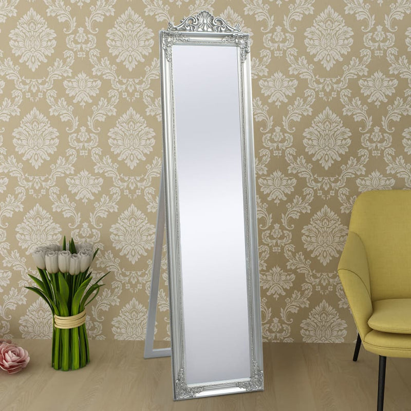 Free-Standing_Mirror_Baroque_Style_160x40_cm_Silver_IMAGE_6