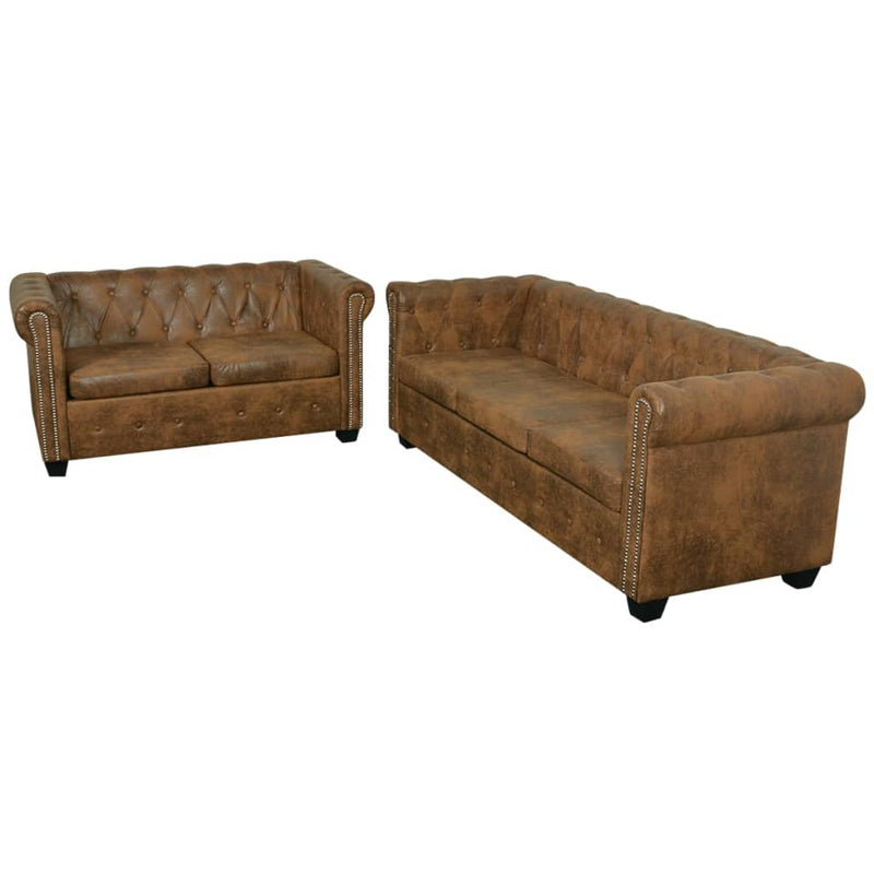 Chesterfield_2-Seater_and_3-Seater_Sofa_Set_Brown_IMAGE_2_EAN:8718475998402