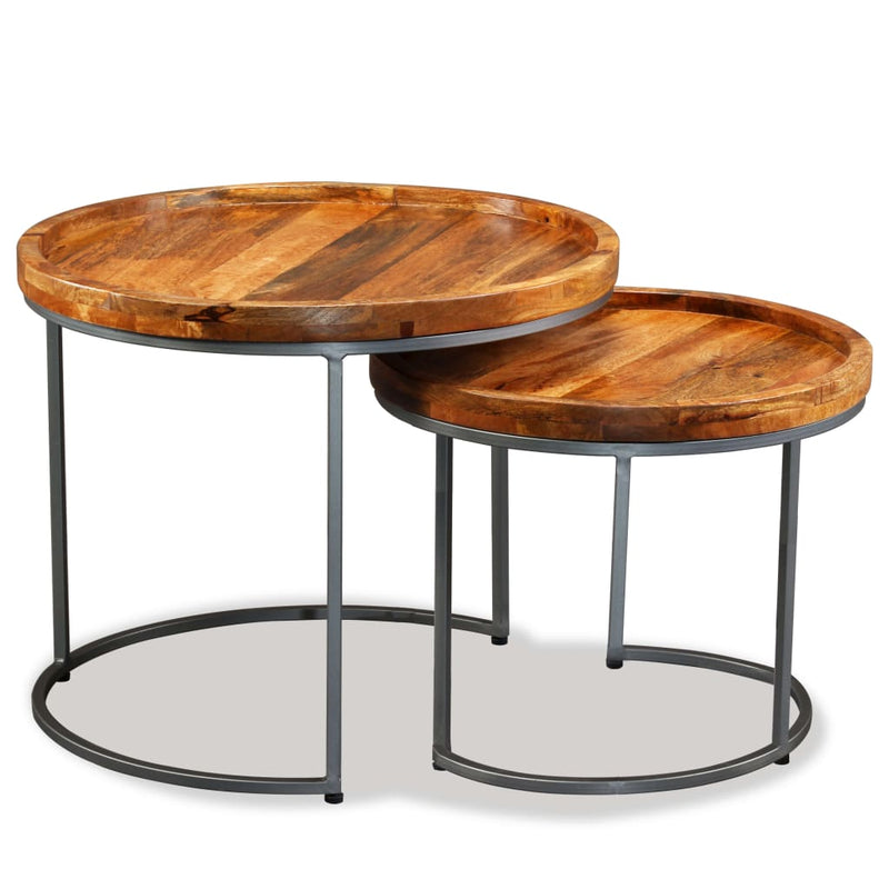 Side_Table_Set_2_Pieces_Solid_Mango_Wood_IMAGE_1