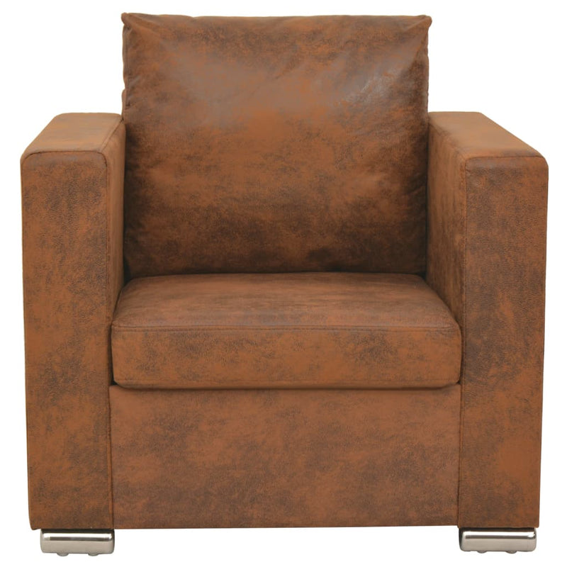 Armchair_Brown_Faux_Suede_Leather_IMAGE_2