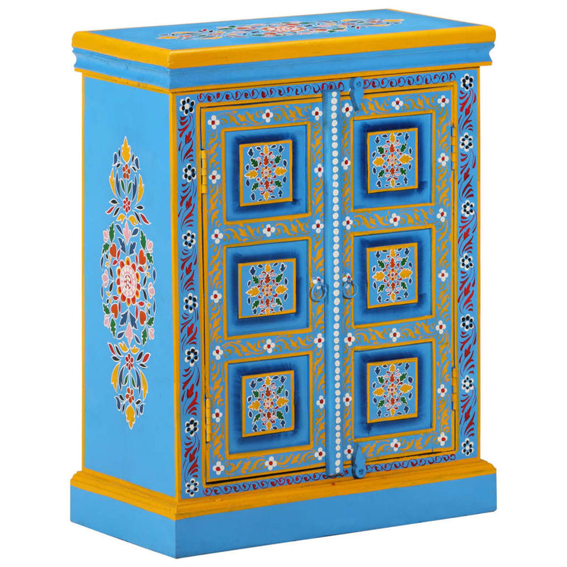 Sideboard_Solid_Mango_Wood_Turquoise_Hand_Painted_IMAGE_1_EAN:8718475568100