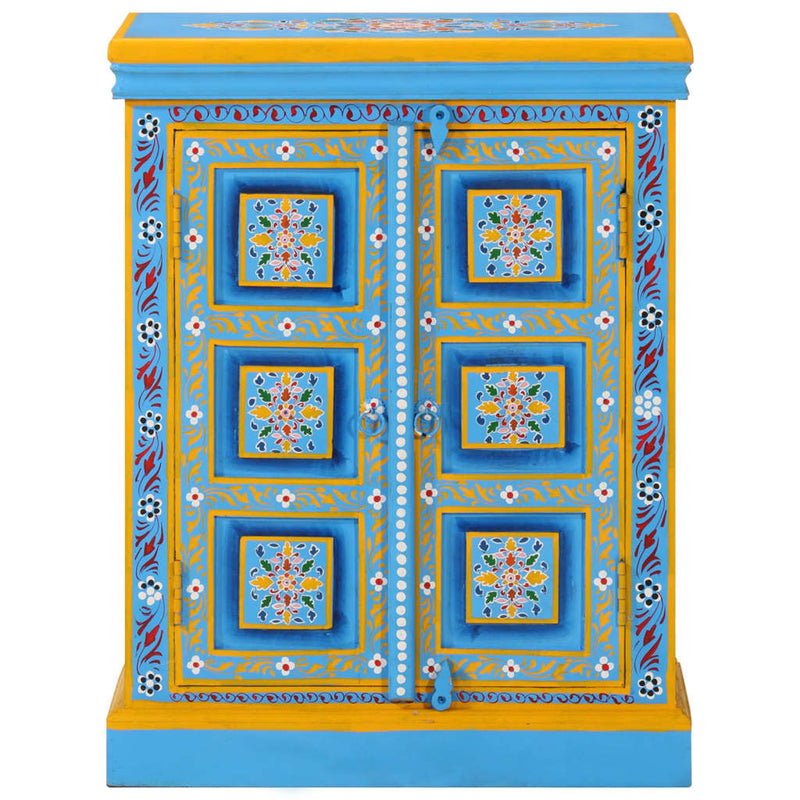 Sideboard_Solid_Mango_Wood_Turquoise_Hand_Painted_IMAGE_2_EAN:8718475568100