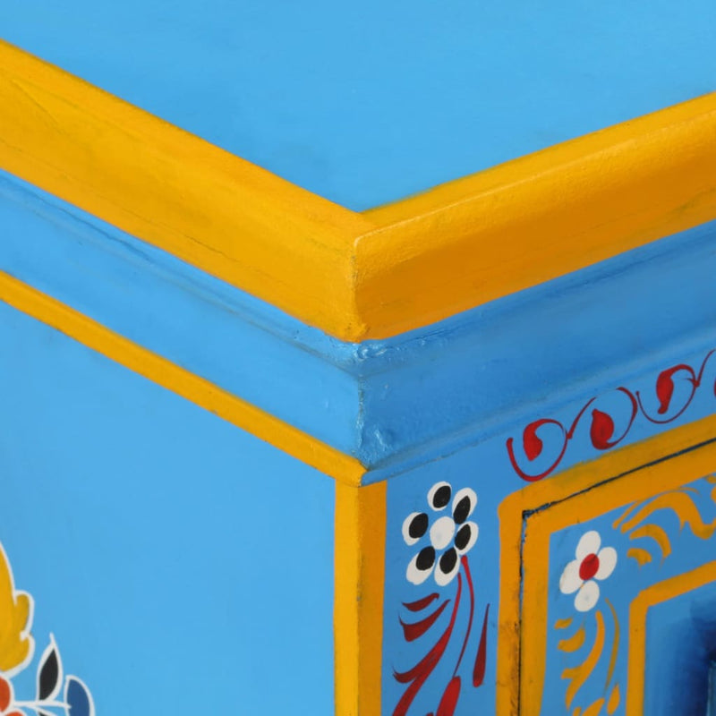 Sideboard_Solid_Mango_Wood_Turquoise_Hand_Painted_IMAGE_6_EAN:8718475568100