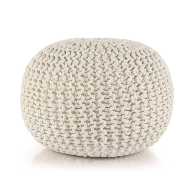 Hand-Knitted_Pouffe_Cotton_50x35_cm_White_IMAGE_1