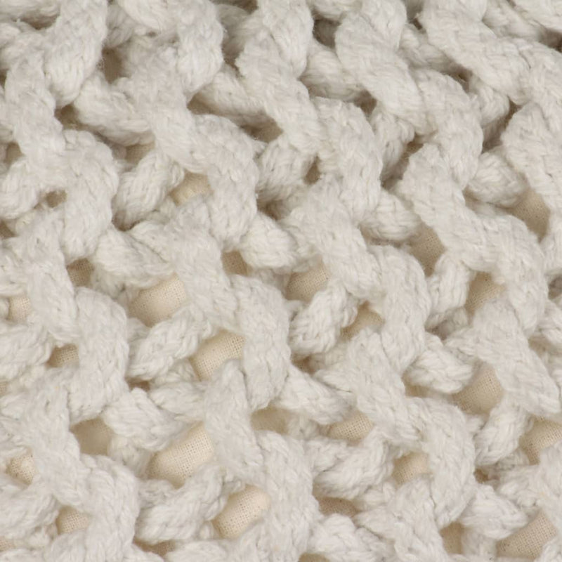 Hand-Knitted_Pouffe_Cotton_50x35_cm_White_IMAGE_2