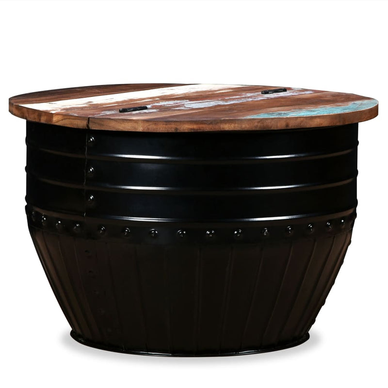 Coffee_Table_Solid_Reclaimed_Wood_Black_Barrel_Shape_IMAGE_11