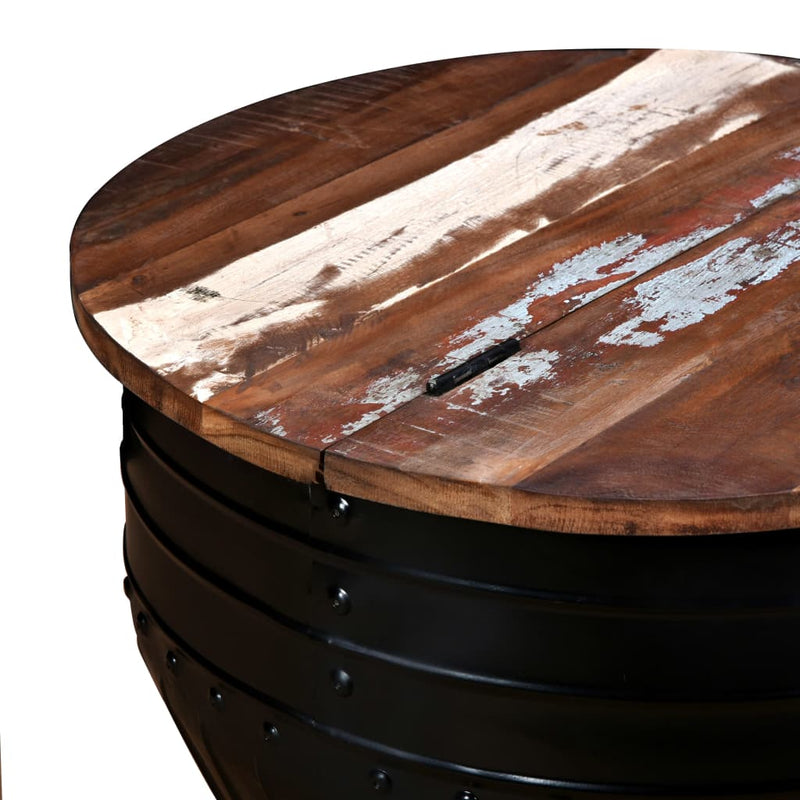 Coffee_Table_Solid_Reclaimed_Wood_Black_Barrel_Shape_IMAGE_6