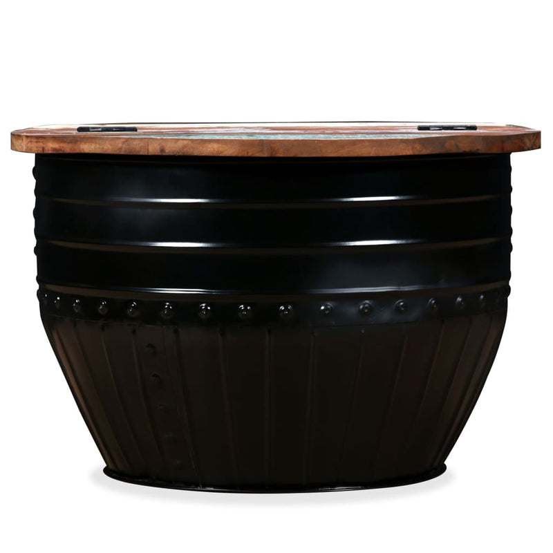 Coffee_Table_Solid_Reclaimed_Wood_Black_Barrel_Shape_IMAGE_8