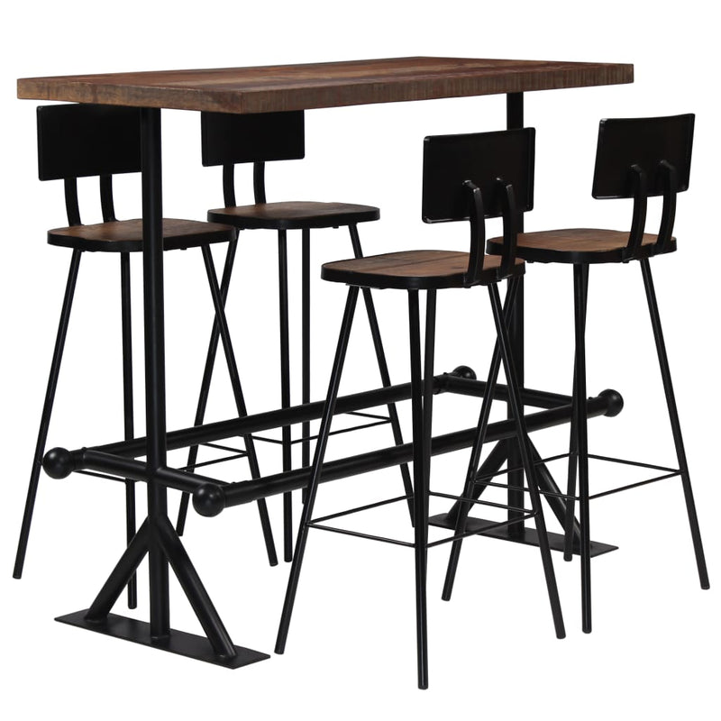 Bar_Set_5_Piece_Solid_Reclaimed_Wood_IMAGE_1