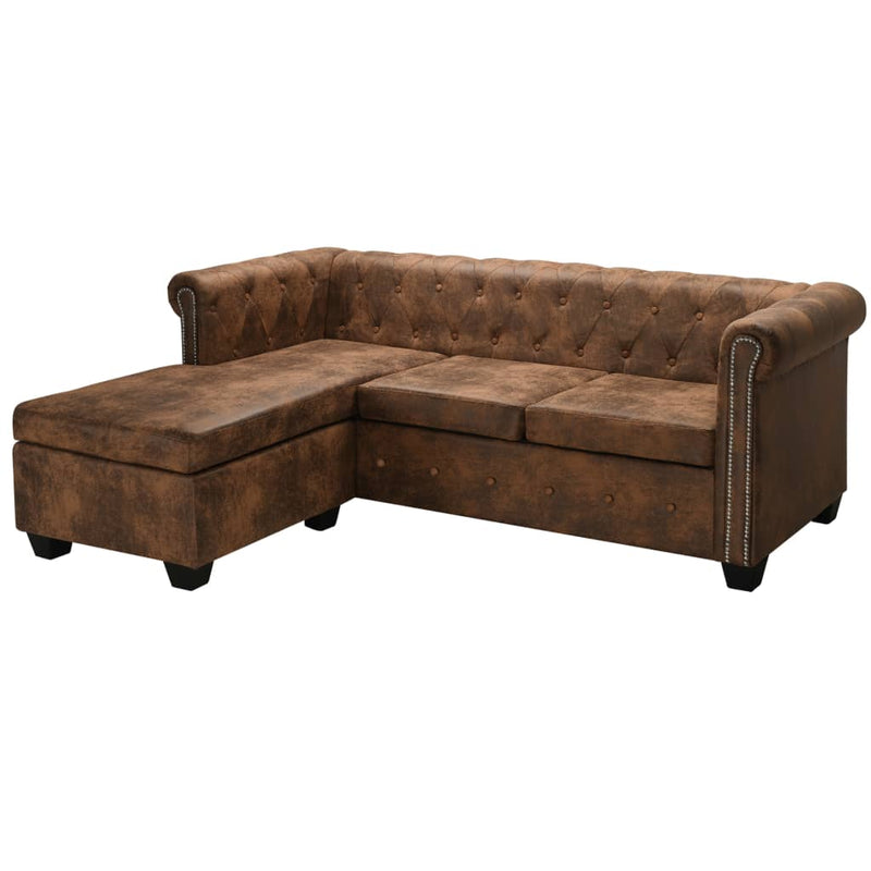 L-shaped_Chesterfield_Sofa_Artificial_Suede_Leather_Brown_IMAGE_1_EAN:8718475577133