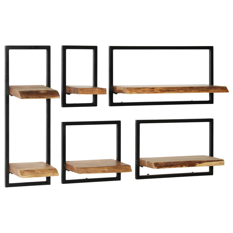 Wall_Shelf_Set_5_Pieces_Solid_Acacia_Wood_and_Steel_IMAGE_11_EAN:8718475594574