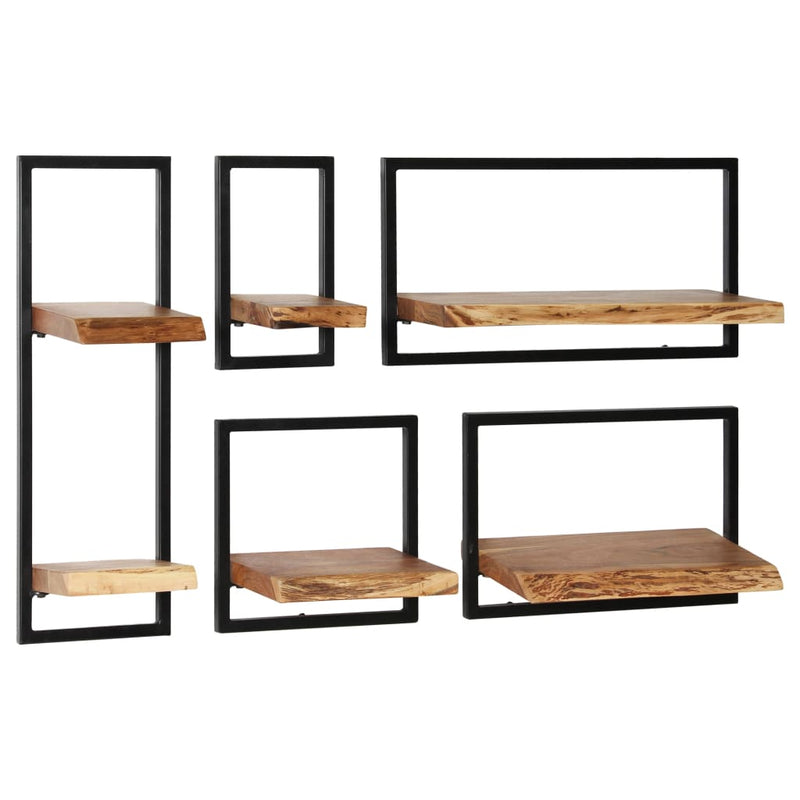 Wall_Shelf_Set_5_Pieces_Solid_Acacia_Wood_and_Steel_IMAGE_10_EAN:8718475594574