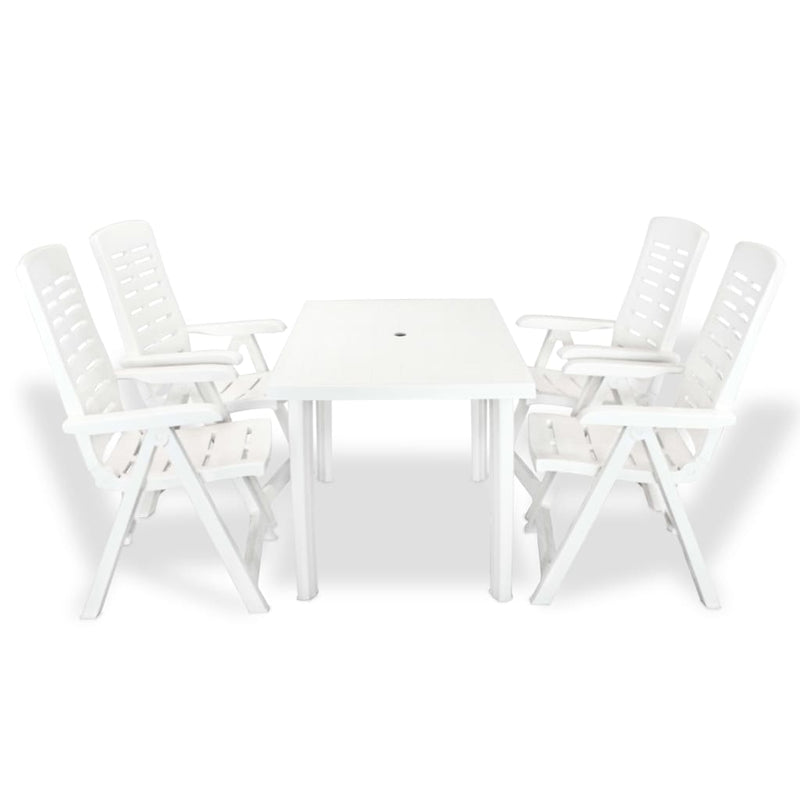 5_Piece_Outdoor_Dining_Set_Plastic_White_IMAGE_1
