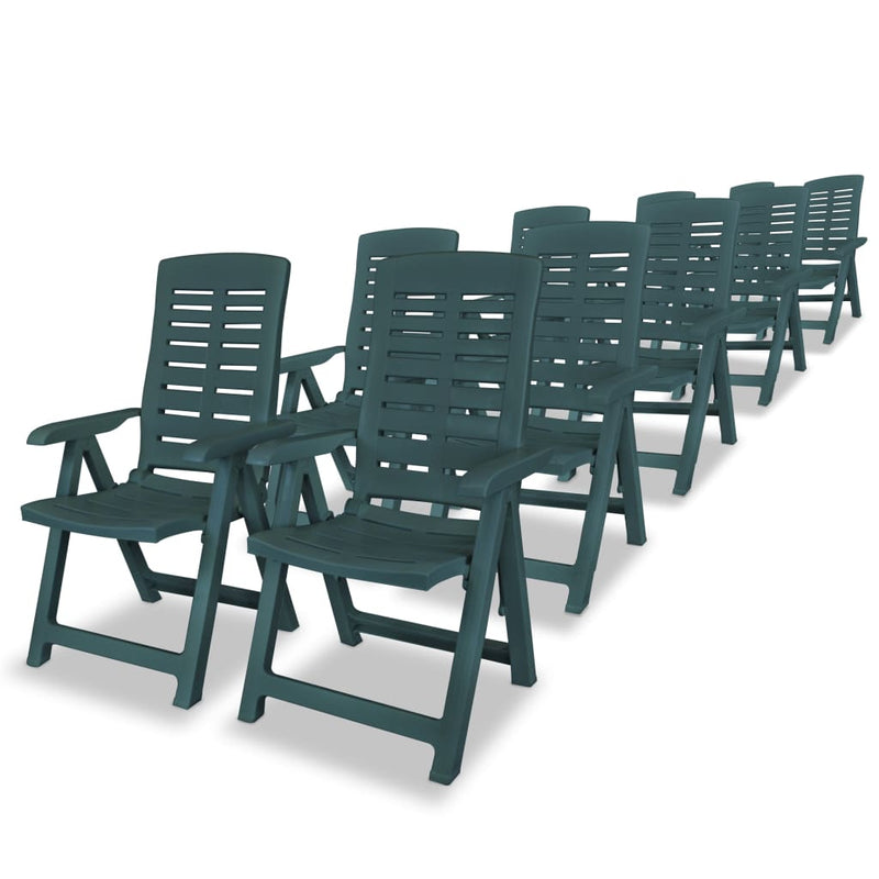 11_Piece_Outdoor_Dining_Set_Plastic_Green_IMAGE_3