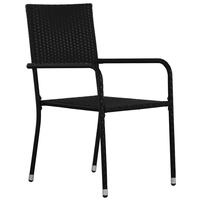 Outdoor_Dining_Chairs_2_pcs_Poly_Rattan_Black_IMAGE_2