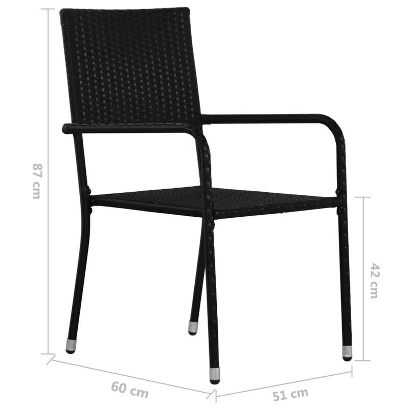Outdoor_Dining_Chairs_2_pcs_Poly_Rattan_Black_IMAGE_6