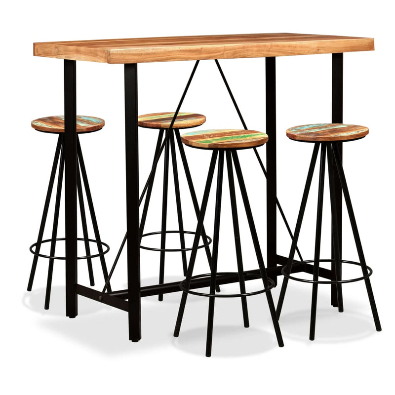 Bar_Set_5_Pieces_Solid_Acacia_and_Wood_Reclaimed_IMAGE_1