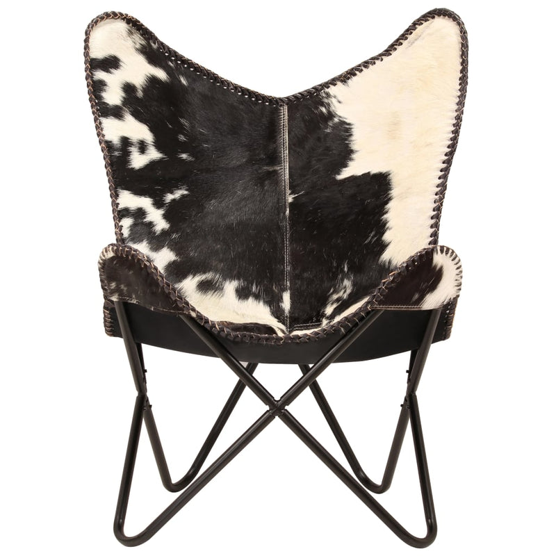 Butterfly_Chair_Black_and_White_Genuine_Goat_Leather_IMAGE_2