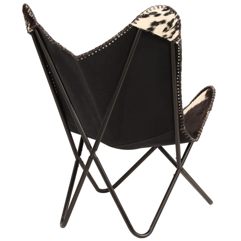 Butterfly_Chair_Black_and_White_Genuine_Goat_Leather_IMAGE_3