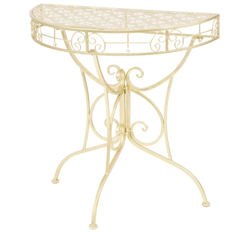 Side_Table_Vintage_Style_Half_Round_Metal_72x36x74_cm_Gold_IMAGE_1