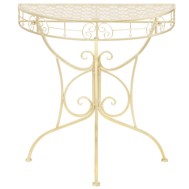 Side_Table_Vintage_Style_Half_Round_Metal_72x36x74_cm_Gold_IMAGE_2