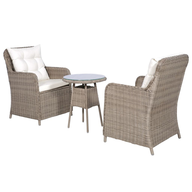 3_Piece_Bistro_Set_with_Cushions_and_Pillows_Poly_Rattan_Brown_IMAGE_2_EAN:8718475607687