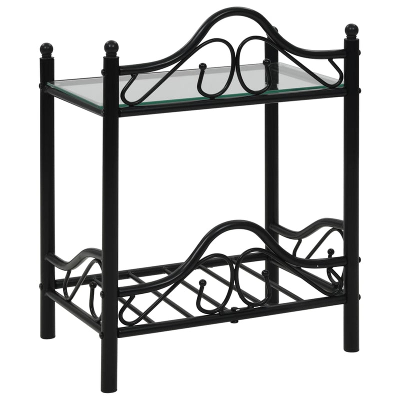 Bedside_Tables_2_pcs_Steel_and_Tempered_Glass_45x30.5x60_cm_Black_IMAGE_4