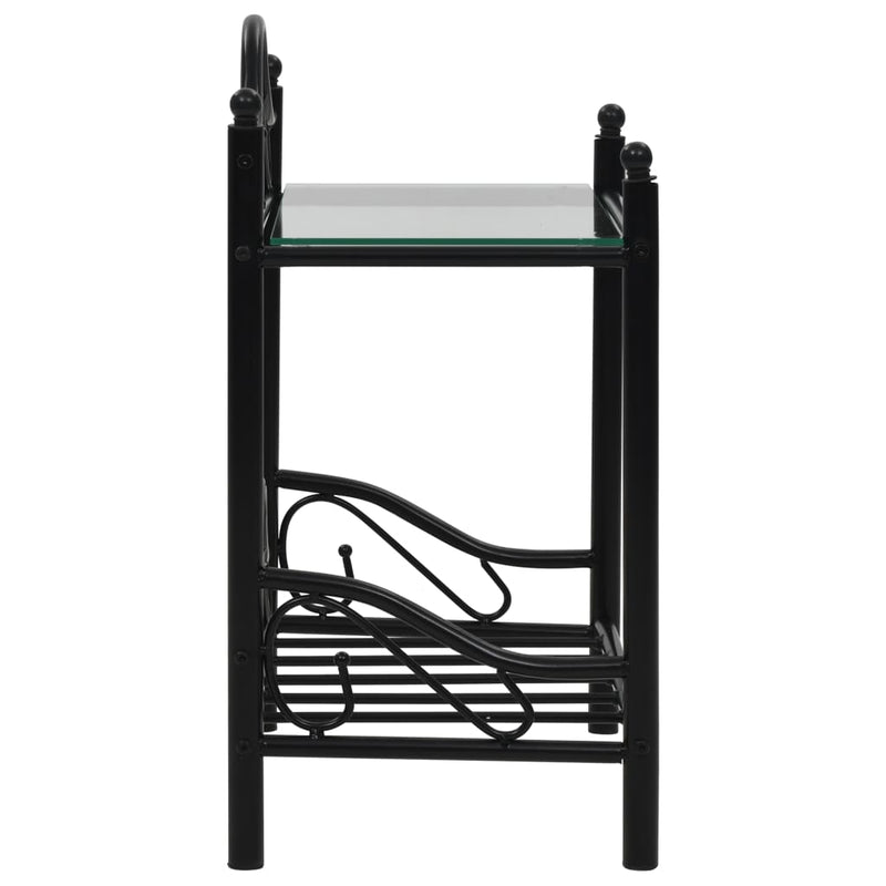 Bedside_Tables_2_pcs_Steel_and_Tempered_Glass_45x30.5x60_cm_Black_IMAGE_5