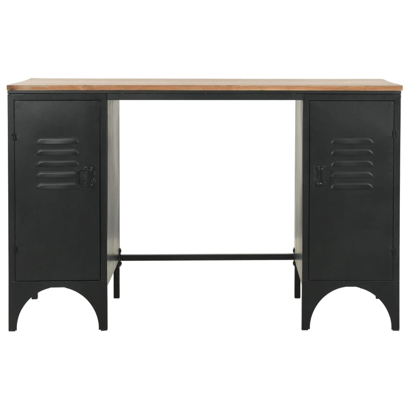 Double_Pedestal_Desk_Solid_Firwood_and_Steel_120x50x76_cm_IMAGE_2_EAN:8718475613886