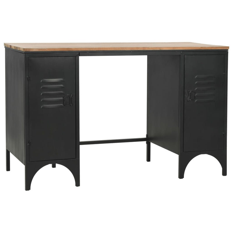 Double_Pedestal_Desk_Solid_Firwood_and_Steel_120x50x76_cm_IMAGE_3_EAN:8718475613886