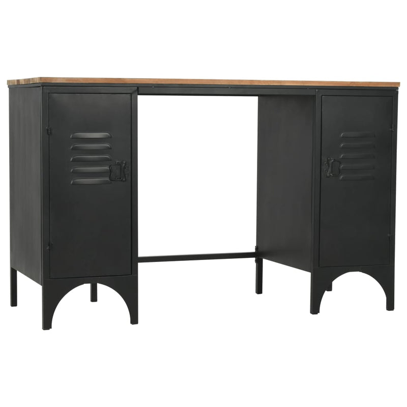 Double_Pedestal_Desk_Solid_Firwood_and_Steel_120x50x76_cm_IMAGE_4_EAN:8718475613886