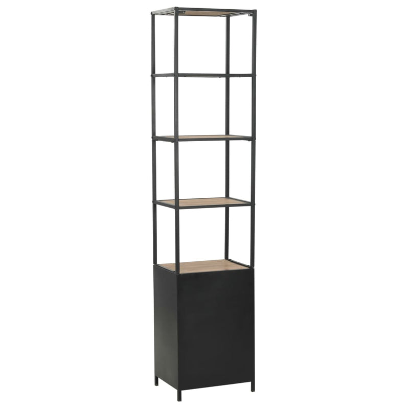 Bookcase_Solid_Firwood_and_Steel_40.5x32.5x180_cm_IMAGE_4