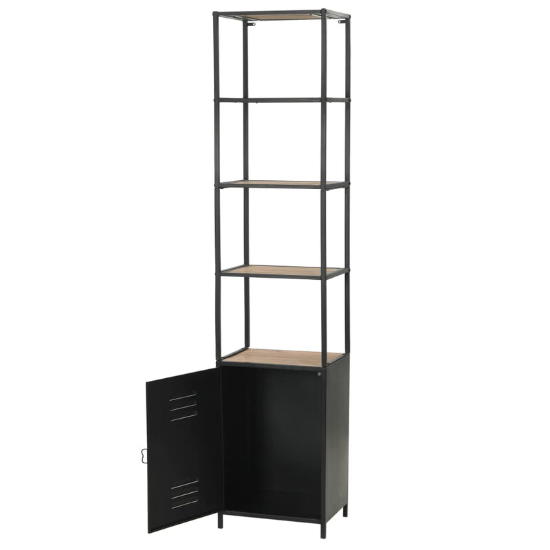 Bookcase_Solid_Firwood_and_Steel_40.5x32.5x180_cm_IMAGE_5