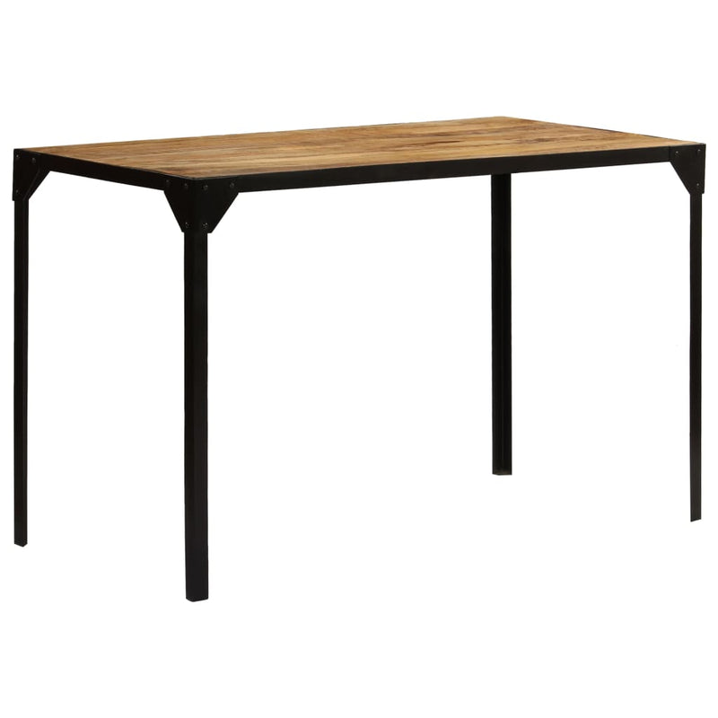 Dining_Table_Solid_Rough_Mange_Wood_and_Steel_120_cm_IMAGE_1_EAN:8718475626152