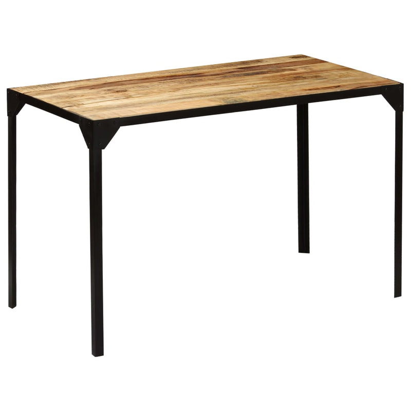 Dining_Table_Solid_Rough_Mange_Wood_and_Steel_120_cm_IMAGE_2_EAN:8718475626152